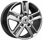 Диски  K&K Backfire 8x18 5*114,3 Et:45 Dia:66,1 алмаз-чёрный
