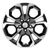 Диски  Khomen 1711 6,5 x 17 5*114,3 Et: 50 Dia: 67,1 BLACK-FP