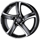 Диски  ALUTEC Shark 7,5 x 17 5*100 Et: 35 Dia: 63,3 Racing Black Front Polished