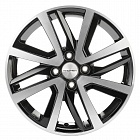 Диски  Khomen 1609 6 x 16 4*100 Et: 37 Dia: 60,1 BLACK-FP