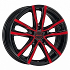 Диски  MAK MILANO 7 x 17 5*114,3 Et: 40 Dia: 76 Black and Red