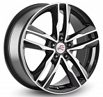 Диски  X'trikeRST R128 7,5x18 5*108 Et:47 Dia:60,1 BK/FP