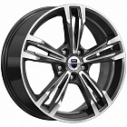 Диски  K&K Karrera Light 7x18 5*108 Et:35 Dia:67,1 Алмаз Черный