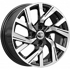 Диски  K&K КС1030 6x15 4*100 Et:37 Dia:60,1 алмаз чёрный
