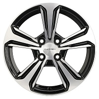 Диски  Khomen 1502 6 x 15 4*100 Et: 46 Dia: 54,1 BLACK-FP