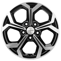 Диски  Khomen 1606 6,5 x 16 5*114,3 Et: 45 Dia: 60,1 BLACK-FP