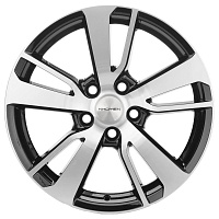 Диски  Khomen 1704 7 x 17 5*114,3 Et: 38 Dia: 67,1 BLACK-FP