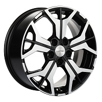 Диски  Khomen 1715 7 x 17 5*114,3 Et: 45 Dia: 60,1 Black-FP