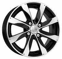 Диски  K&K Джемини 6 x 15 4*100 Et: 40 Dia: 60,1 алмаз черный