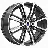 Диски  K&K Эрфурт 7 x 17 5*112 Et: 40 Dia: 57,1 алмаз чёрный