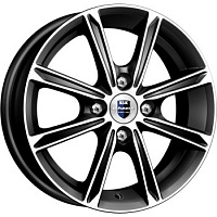 Диски  K&K Флэш 5 x 14 4*100 Et: 45 Dia: 67,1 алмаз черный