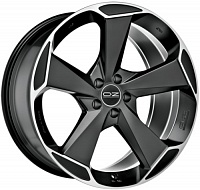 Диски  OZ Aspen 9 x 20 5*112 Et: 30 Dia: 66,46 Matt Black Diamond Cut