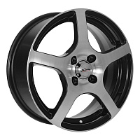 Диски  X'trike X-118 6 x 15 4*108 Et: 25 Dia: 65,1 BK/FP