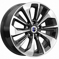 Диски  K&K Авиор 7x17 5*108 Et:45 Dia:67,1 алмаз чёрный