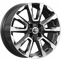 Диски  K&K КС1026 6,5x16 4*100 Et:50 Dia:60,1 Алмаз чёрный