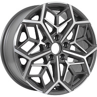 Диски  KDW KD1710 7x17 5*114,3 Et:50 Dia:66,1 Grey Front Polished
