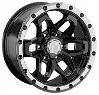 Диски  LS wheels LS1350 9x17 6*139,7 Et:15 Dia:106,1 bkl