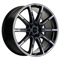 Диски  Khomen 2102 10,5x21 5*112 Et:30 Dia:66,6 Black-FP