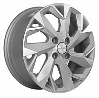 Диски  Khomen 1508 6x15 4*100 Et:46 Dia:54,1 F-SILVER-FP