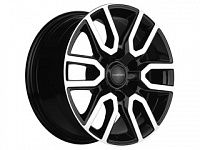 Диски  Khomen 1723 8x17 6*139,7 Et:42 Dia:75,1 BLACK-FP