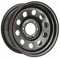 Диски  Off-Road-Wheels Black 7x16 5*139,7 Et:20 Dia:110 Черный