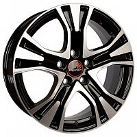 Диски  Вектор В159 7x17 5*112 Et:40 Dia:57,1 Black Polished