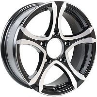 Диски  Khomen 1610 6,5x16 5*108 Et:45 Dia:60,1 Black-FP
