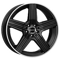 Диски  MAK Lewis 9x18 5*112 Et:42 Dia:66,6 Gloss Black Mirror Ring