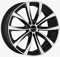 Диски  MAK WOLF 7,5x17 5*110 Et:30 Dia:65,1 Gloss Black